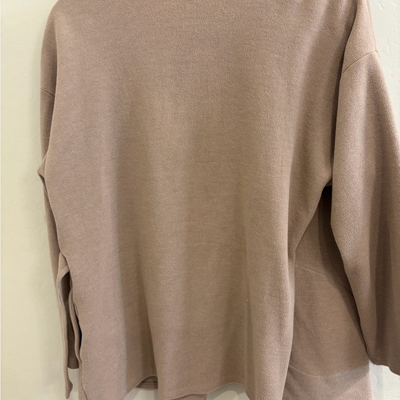 Women's Tan Cardigan Sweater - Picture 7 of 9